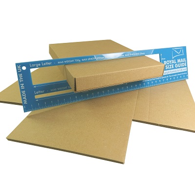 Brown C5 Large Letter Boxes 220x160x20mm